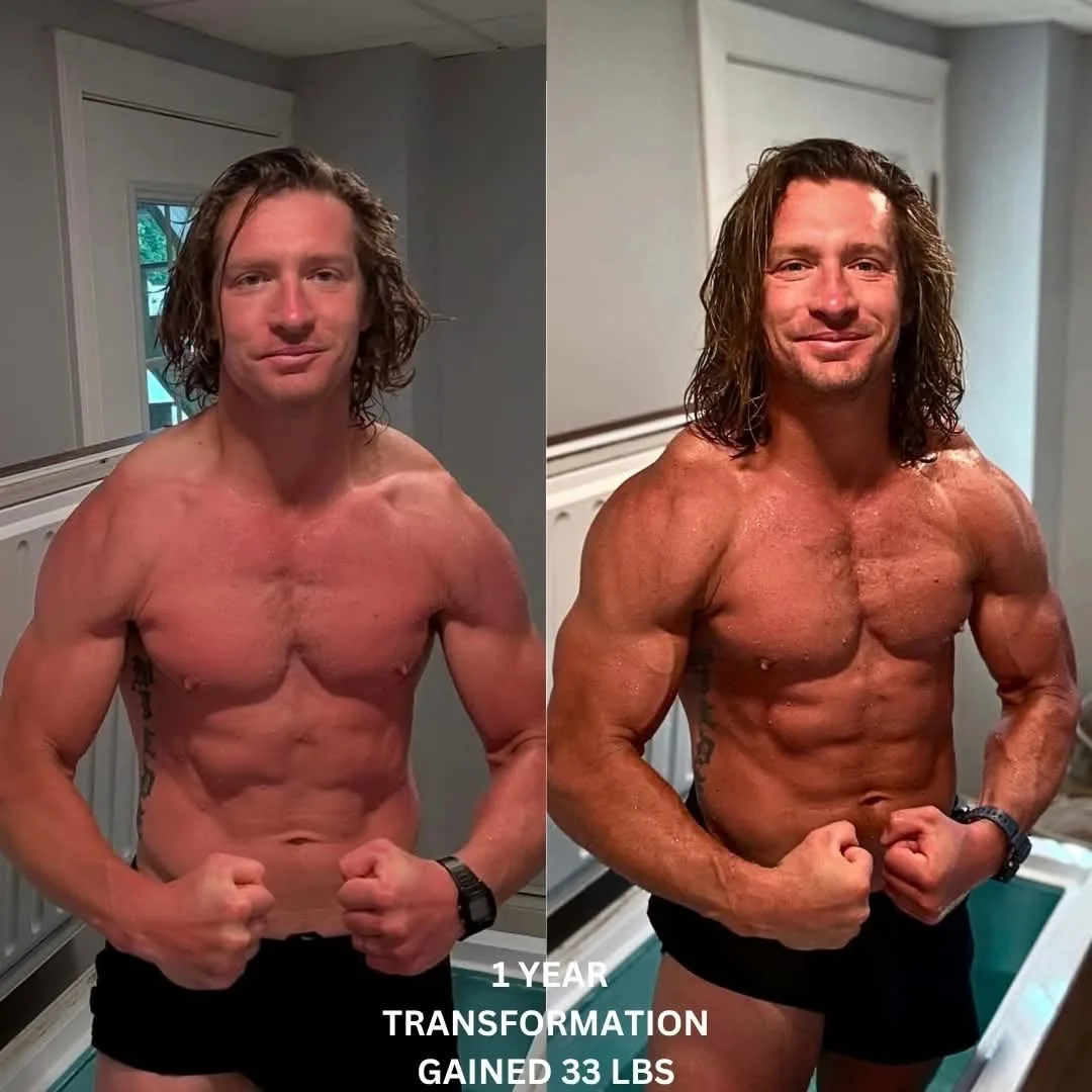 Dan Wilde one-year before and after